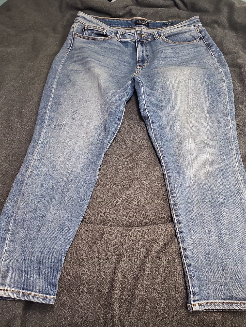 Judy Blue Straight Leg Light Blue Denim Jeans